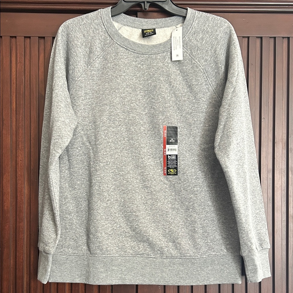 Athletic Works Heather Gray Kids Crewneck Sweatshirt
